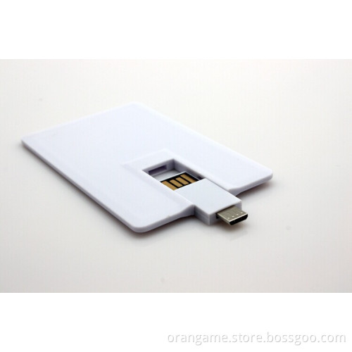 OTG Business Card USB Flash Drive with Full Printing Logo